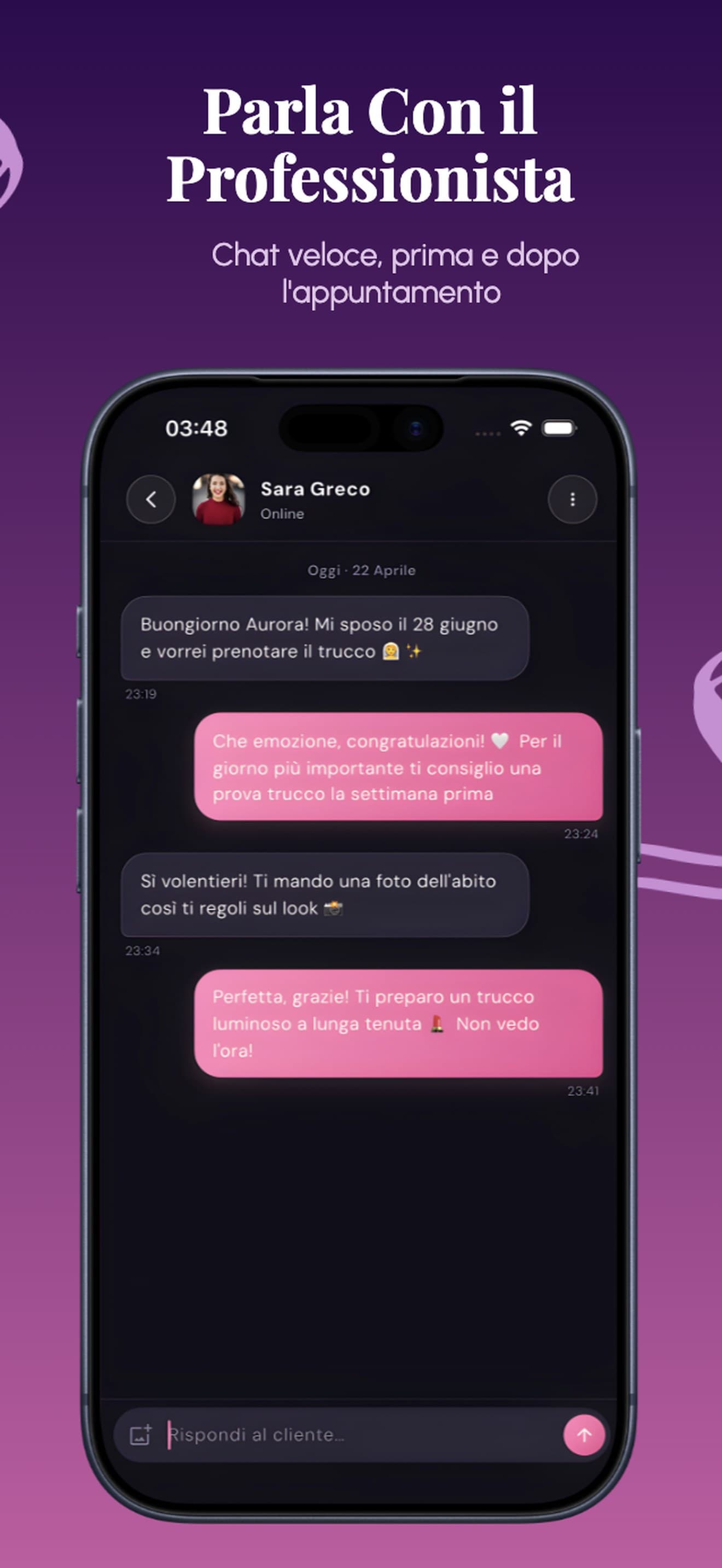 Chat con il tuo professionista